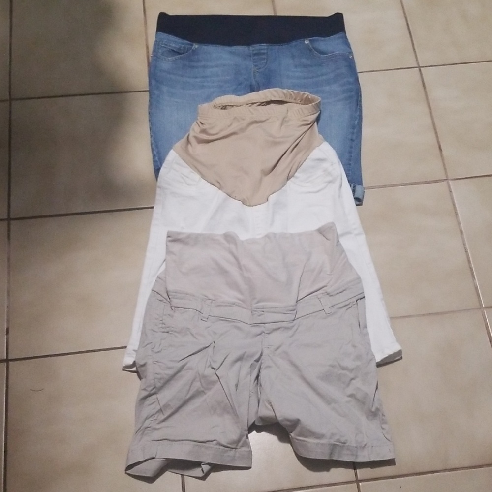Three Maternity Shorts Size 8